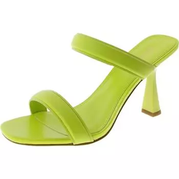 Женские кожаные сандалии-мюли Clara с ремешками MICHAEL Michael Kors, цвет bright limeade