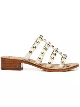 Женские кожаные сандалии-мюли Juniper Slip On Sam Edelman, цвет ivory leather
