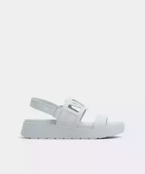 Женские кожаные сандалии на плоской подошве с круглым носком Aldo, синий