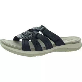 Женские кожаные сандалии Sassoni Earth Origins, темно-синий