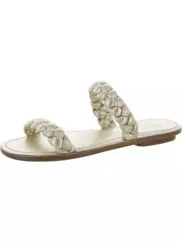 Женские кожаные сандалии-слайды Miami Flat Kate Spade New York, цвет pale gold