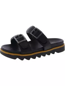 Женские кожаные сандалии-слайды NIFTY COUGAR, черный