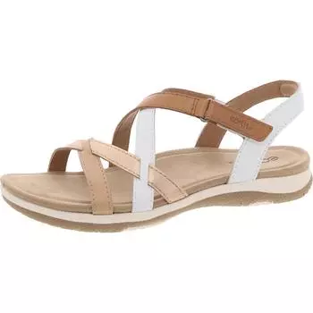 Женские кожаные сандалии Sterling с ремешками на пятке Earth Origins, цвет light natural