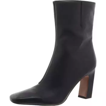 Женские кожаные сапоги Briar с квадратным носком до середины голени Franco Sarto, черный