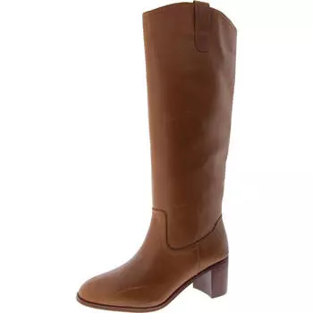 Женские кожаные сапоги Carla Tall до колена Lauren Ralph Lauren, цвет polo tan burnished calf