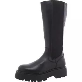 Женские кожаные сапоги для верховой езды Rex выше колена Steve Madden, черный