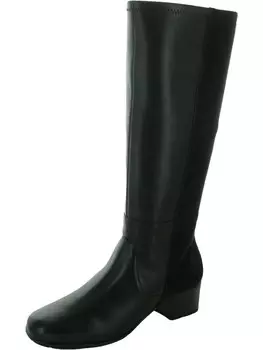 Женские кожаные сапоги до бедра Ros Hommerson, черный