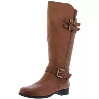 Женские кожаные сапоги Jessie для верховой езды с широким голенищем Naturalizer, цвет tan