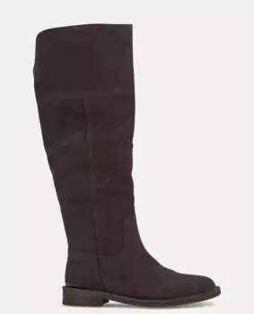 Женские кожаные сапоги с круглым носком Alma en Pena, темно-коричневый