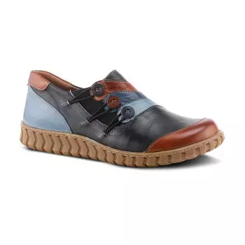 Женские кожаные слипоны Spring Step Neeta, цвет Navy Multi