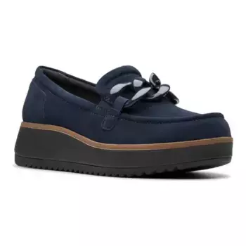Женские кожаные слипоны Zylah May Clarks, синий