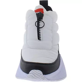 Женские кожаные стеганые зимние и зимние ботинки Out N About III Sorel, цвет White/Cyber Yellow