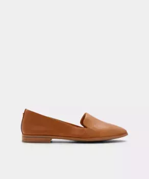 Женские кожаные тапочки с круглым носком Aldo, цвет Camel