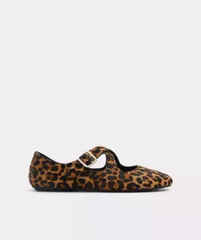 Женские кожаные тапочки с круглым носком Aldo, коричневый