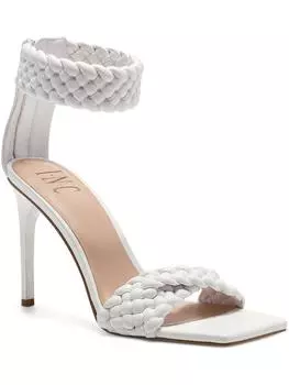 Женские кожаные туфли Adalie с ремешком на щиколотке INC, цвет white smooth