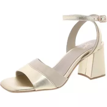 Женские кожаные туфли Altar Block Heel Seychelles, цвет platinum/ivory leather