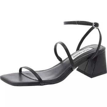 Женские кожаные туфли Ashlynn с ремешком на щиколотке Steve Madden, черный