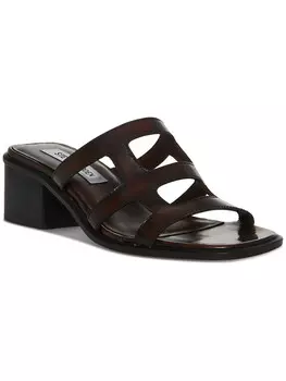 Женские кожаные туфли без шнуровки Princess на каблуке Steve Madden, цвет Brown Leather