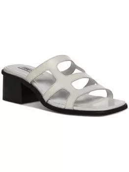 Женские кожаные туфли без шнуровки Princess на каблуке Steve Madden, цвет White Leather