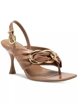 Женские кожаные туфли-цепочки Melzie Vince Camuto, цвет light cognac