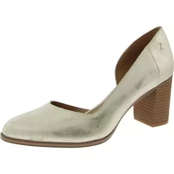 Женские кожаные туфли Gracie Block D'Orsay на каблуках Zodiac, цвет gold sy