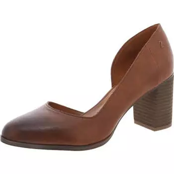 Женские кожаные туфли Gracie Block D'Orsay на каблуках Zodiac, цвет cognac sy