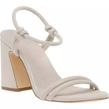 Женские кожаные туфли HARRLOW Slip on Block Heel Steve Madden, цвет dusty gold