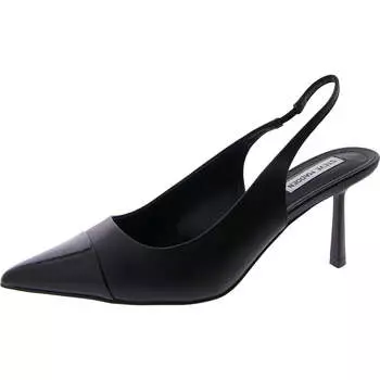 Женские кожаные туфли Kling с острым носком и открытой пяткой на каблуке Steve Madden, черный