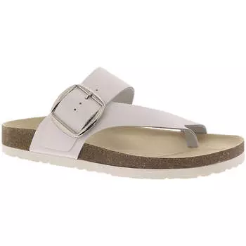 Женские кожаные туфли-лодочки Harley Slip On Flats White Mountain, цвет white leather