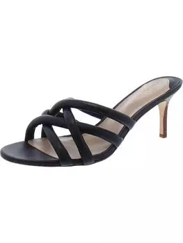 Женские кожаные туфли-лодочки Liliana на каблуках Lauren Ralph Lauren, черный