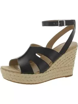 Женские кожаные туфли-лодочки на танкетке CAREENA UGG, черный