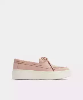 Женские кожаные туфли-лодочки с круглым носком Aldo, розовый