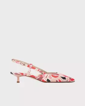 Женские кожаные туфли-лодочки с застежкой-молнией Martinelli, цвет Nude