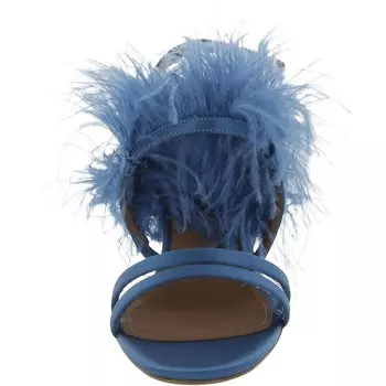 Женские кожаные туфли-лодочки SONIA Malone Souliers, цвет Teal/Blue