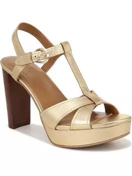 Женские кожаные туфли Marnie с ремешком на щиколотке Naturalizer, цвет dark gold