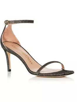 Женские кожаные туфли на каблуках Nudistcurve 75 Stuart Weitzman, цвет new pyrite