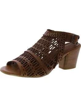 Женские кожаные туфли на каблуках с пряжкой от Candice bueno, коричневый