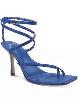 Женские кожаные туфли на каблуке Dallin с ремешками Marc Fisher LTD, цвет Medium Blue