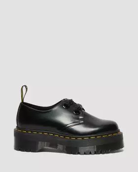 Женские кожаные туфли на платформе Holly Dr. Martens