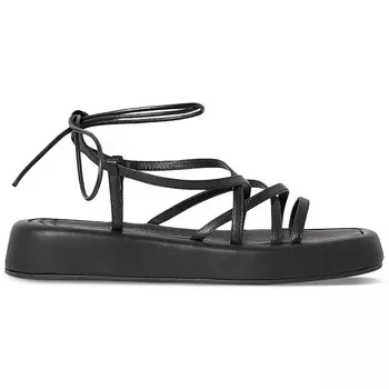 Женские кожаные туфли на шнуровке Beau-N с ремешками Loeffler Randall, черный