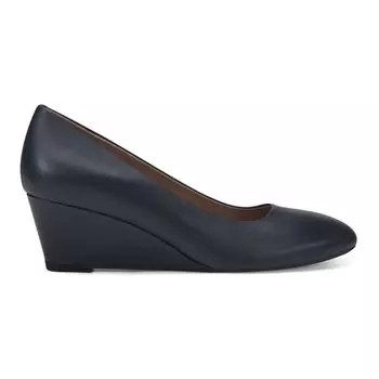 Женские кожаные туфли на танкетке Aerosoles Inner Circle Aerosoles, темно-синий