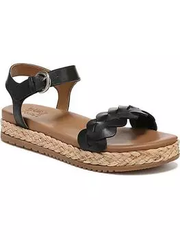 Женские кожаные туфли Neila с ремешком на щиколотку Naturalizer, черный