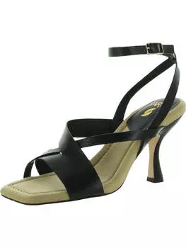 Женские кожаные туфли Reily с открытым носком на каблуке Sarto Franco Sarto, черный