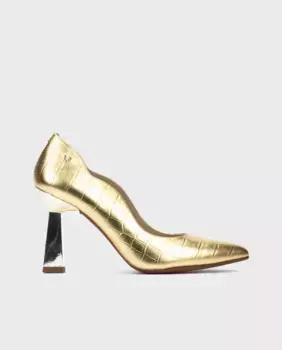 Женские кожаные туфли с гелевой стелькой Martinelli, золотой