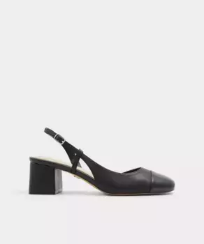 Женские кожаные туфли с круглым носком Aldo, черный