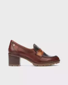 Женские кожаные туфли с мягкой стелькой Pikolinos, коричневый