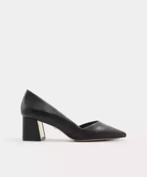 Женские кожаные туфли с острым носком Aldo, черный