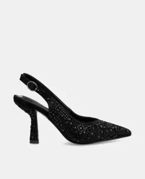 Женские кожаные туфли с острым носком Alma en Pena, черный