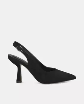 Женские кожаные туфли с острым носком Alma en Pena, черный