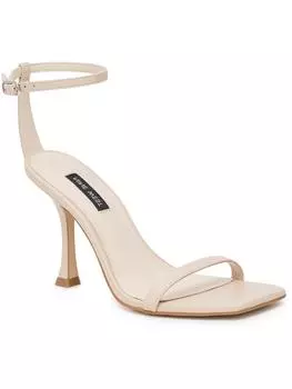 Женские кожаные туфли с открытым носком Nine West, слоновая кость